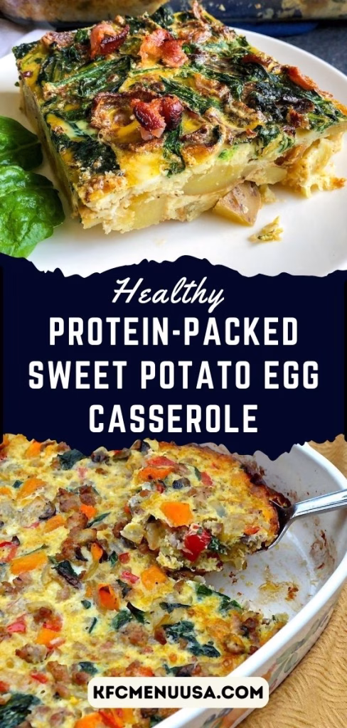 Protein-Packed Sweet Potato Egg Casserole Recipe