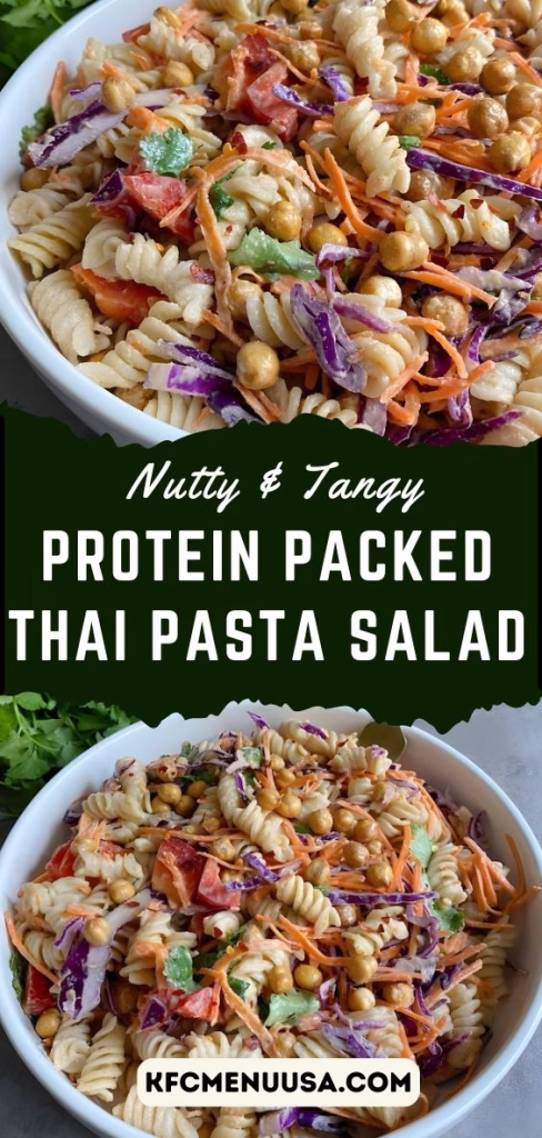 Protein Packed Thai Pasta Salad Recipe