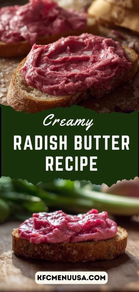 Radish Butter Recipe