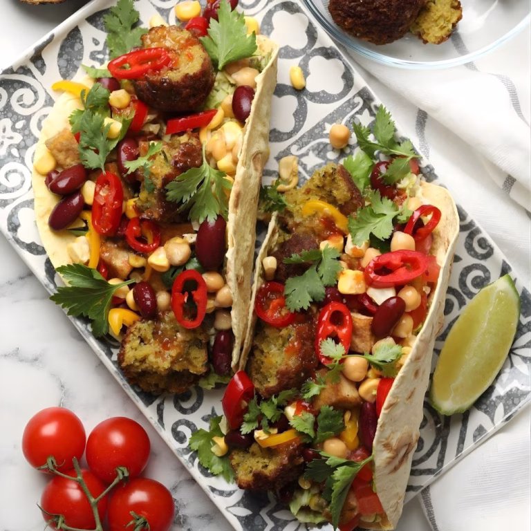 Smash Falafel Tacos Recipe
