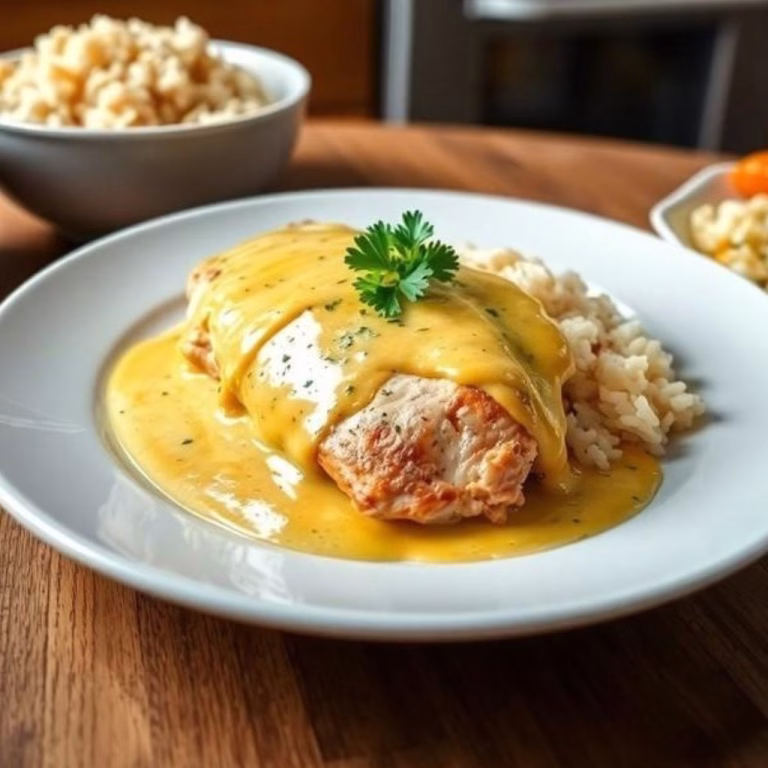 Spanish Chicken in Creamy Mustard Sauce Recipe