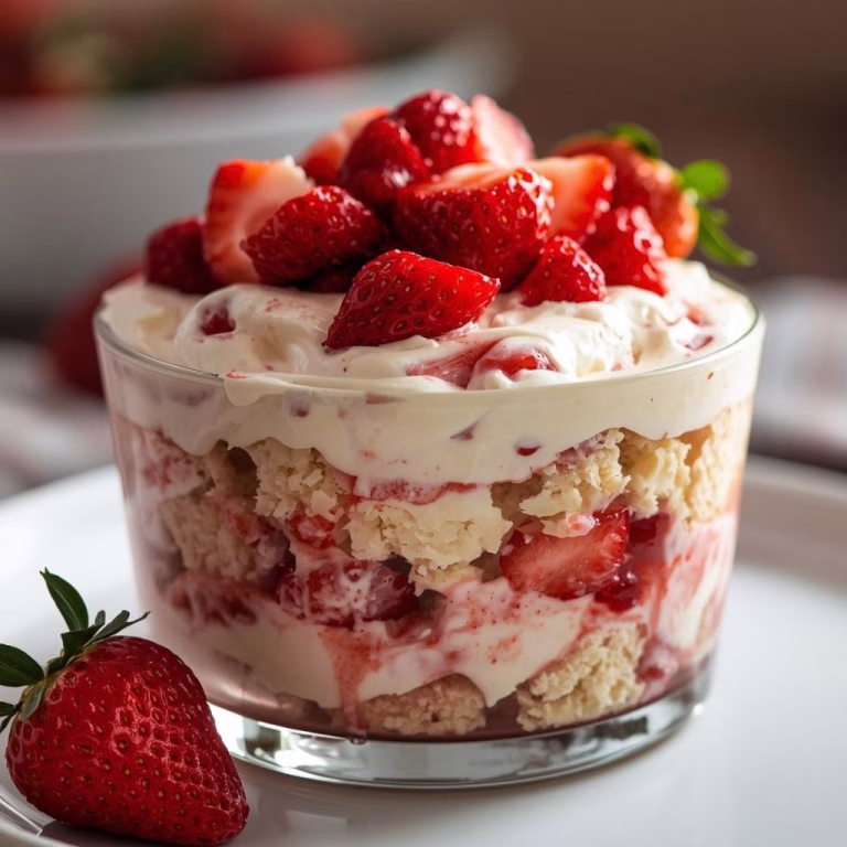 Strawberry Shortcake Pudding Recipe