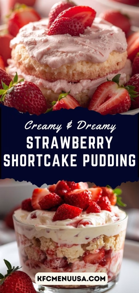Strawberry Shortcake Pudding Recipe