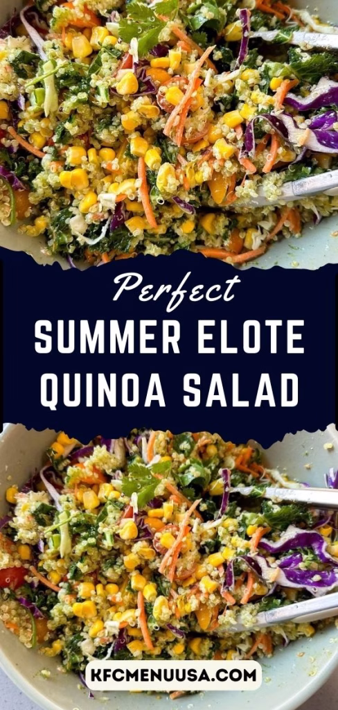 Summer Elote Quinoa Salad Recipe