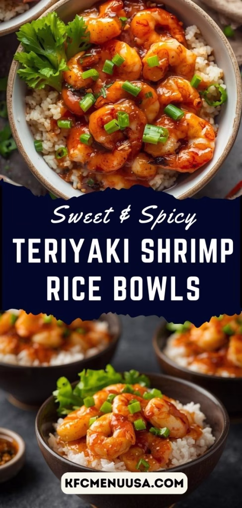 Teriyaki Shrimp Rice Bowls Recipe
