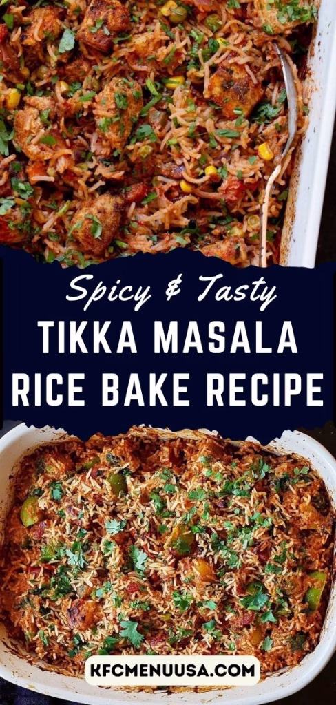 Tikka Masala Rice Bake Recipe