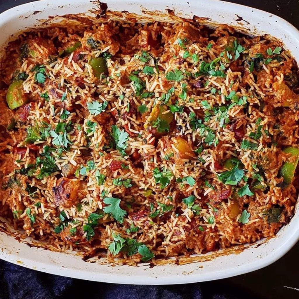 Tikka Masala Rice Bake Recipe