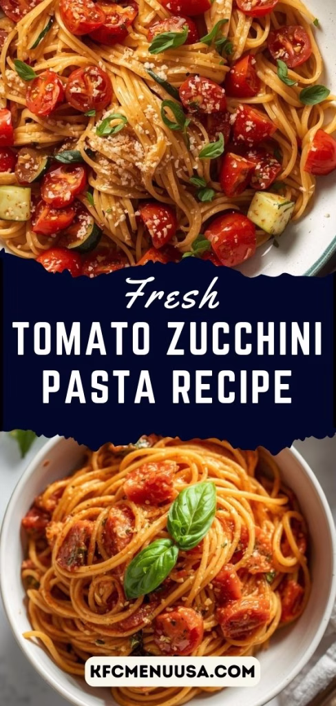 Tomato Zucchini Pasta Recipe