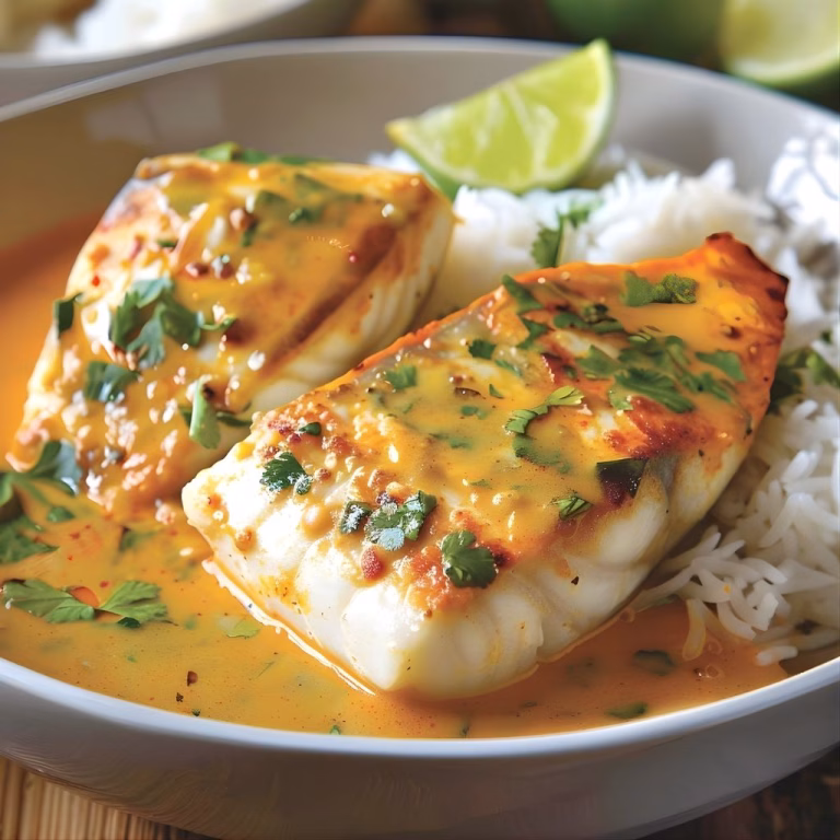 Tropical Grouper in Spicy Coconut Sauce Recipe