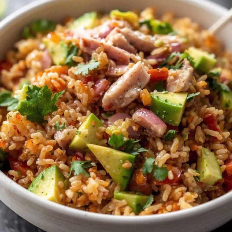 Tuna Avocado Crispy Rice Salad Recipe