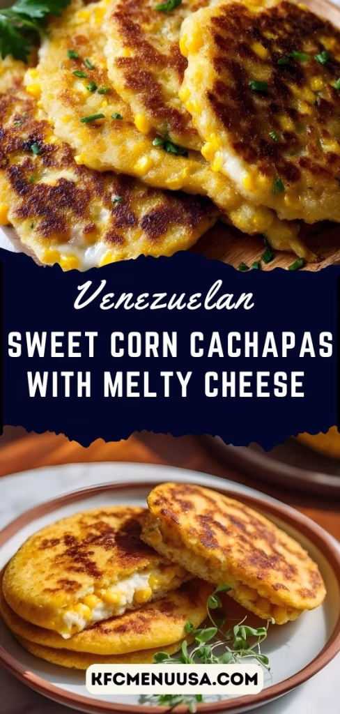 Venezuelan Sweet Corn Cachapas with Melty Cheese Recipe