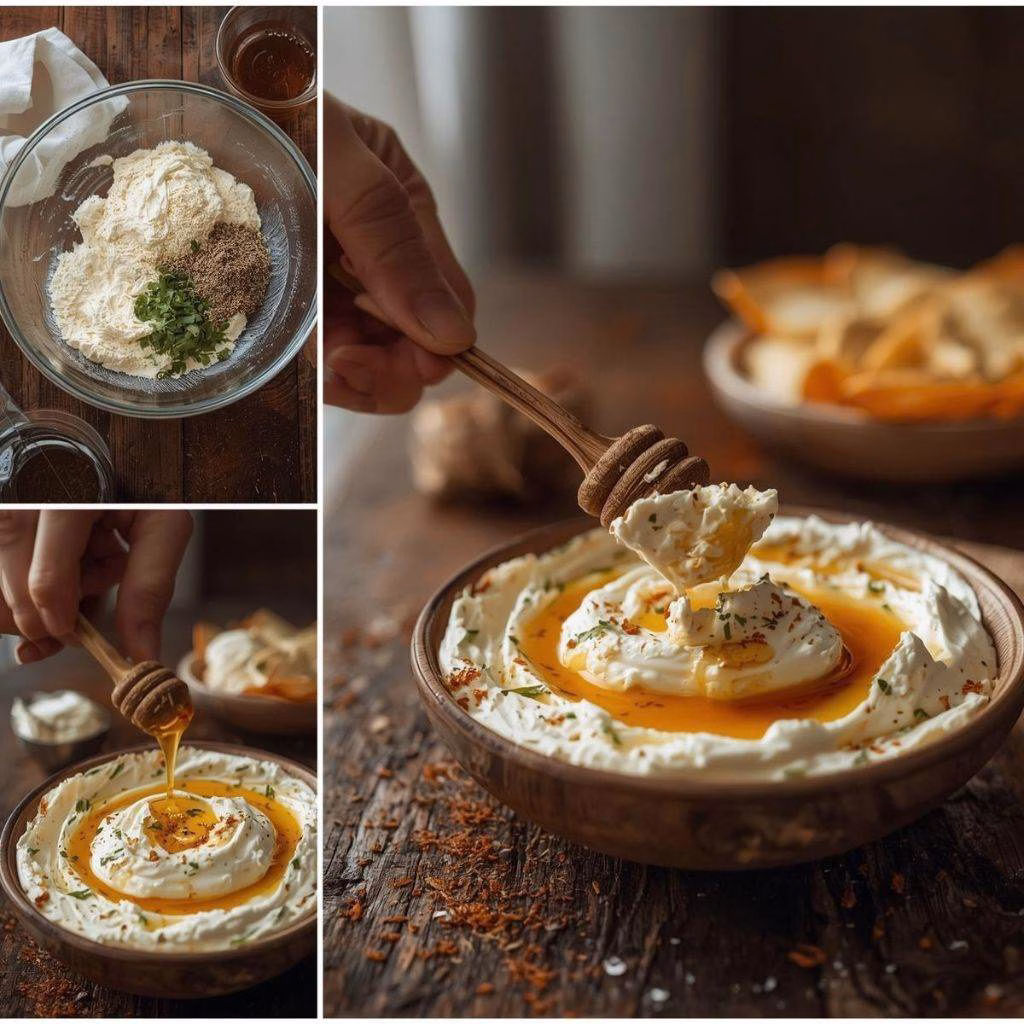 Whipped Feta Dip with Spicy Honey Recipe