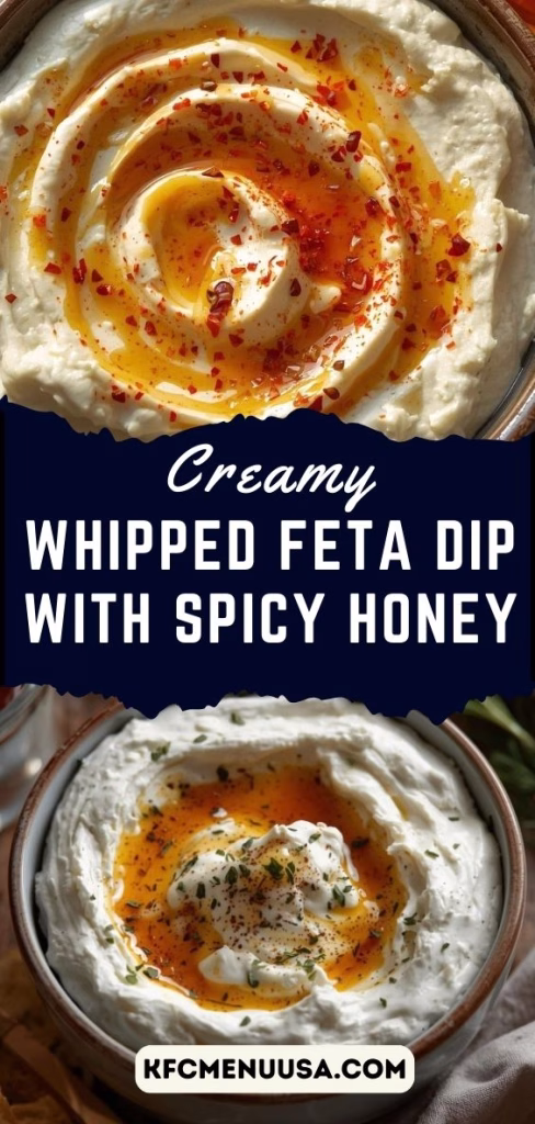 Whipped Feta Dip with Spicy Honey Recipe