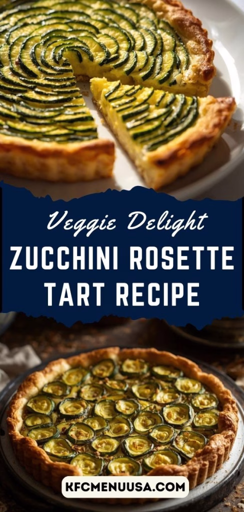 Zucchini Rosette Tart Recipe
