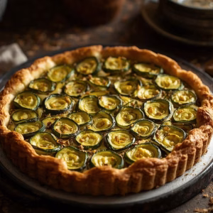 Zucchini Rosette Tart Recipe
