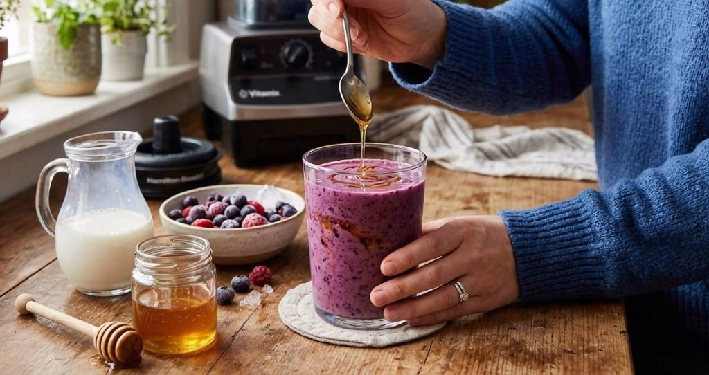 Banana Strawberry Blueberry Smoothie Recipe