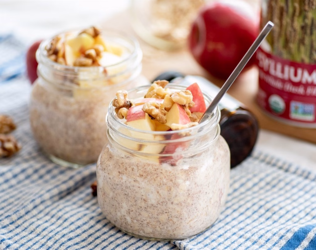 Apple Cinnamon Protein Overnight Oats Recipe