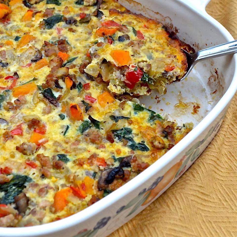 Protein-Packed Sweet Potato Egg Casserole Recipe