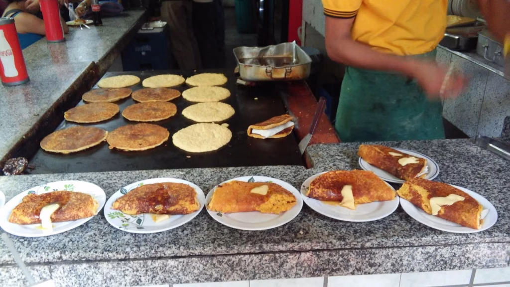 Venezuelan Sweet Corn Cachapas Recipe