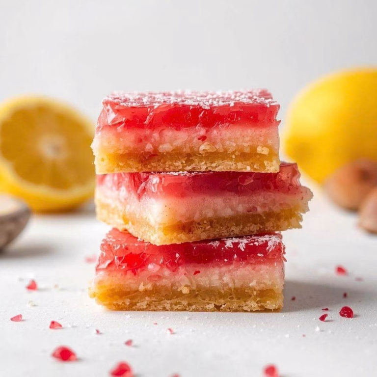 Hibiscus Lemon Bars Recipe