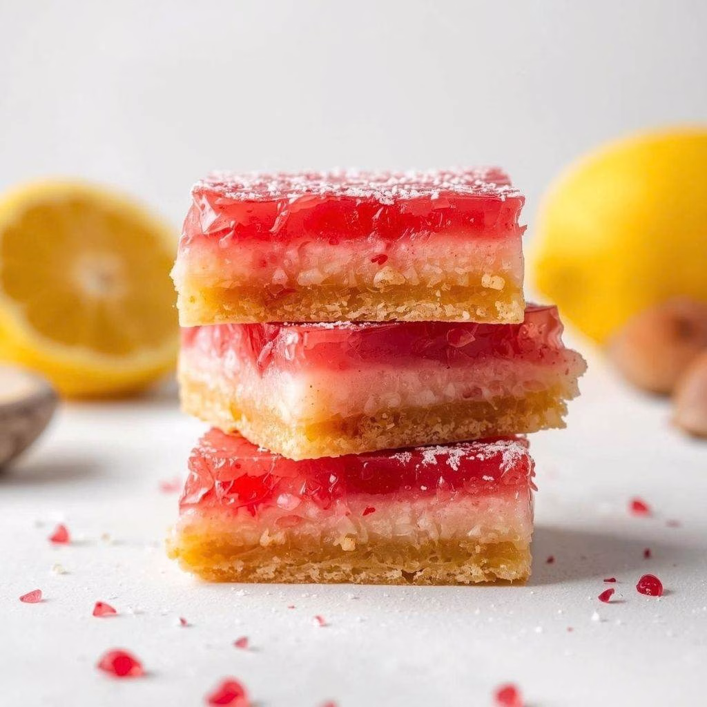 Hibiscus Lemon Bars Recipe