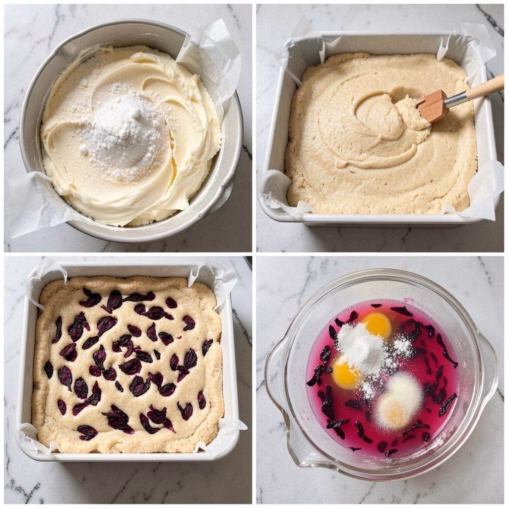 Hibiscus Lemon Bars Recipe