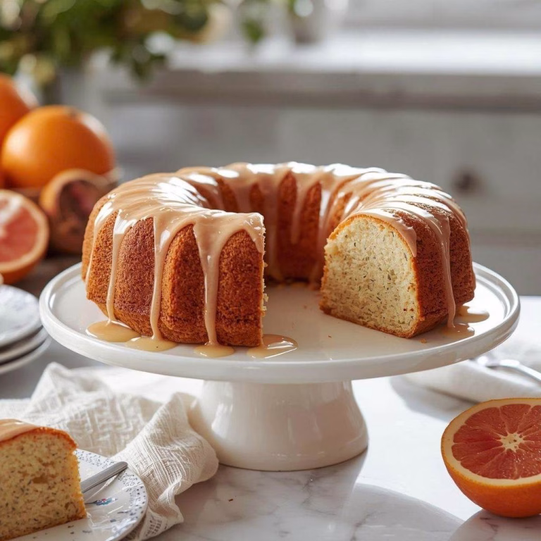 Grapefruit Poppy Seed Cake Recipe