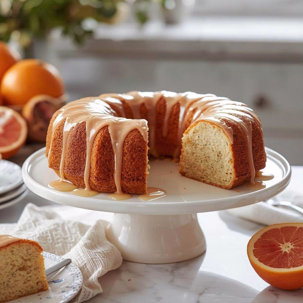 Grapefruit Poppy Seed Cake Recipe