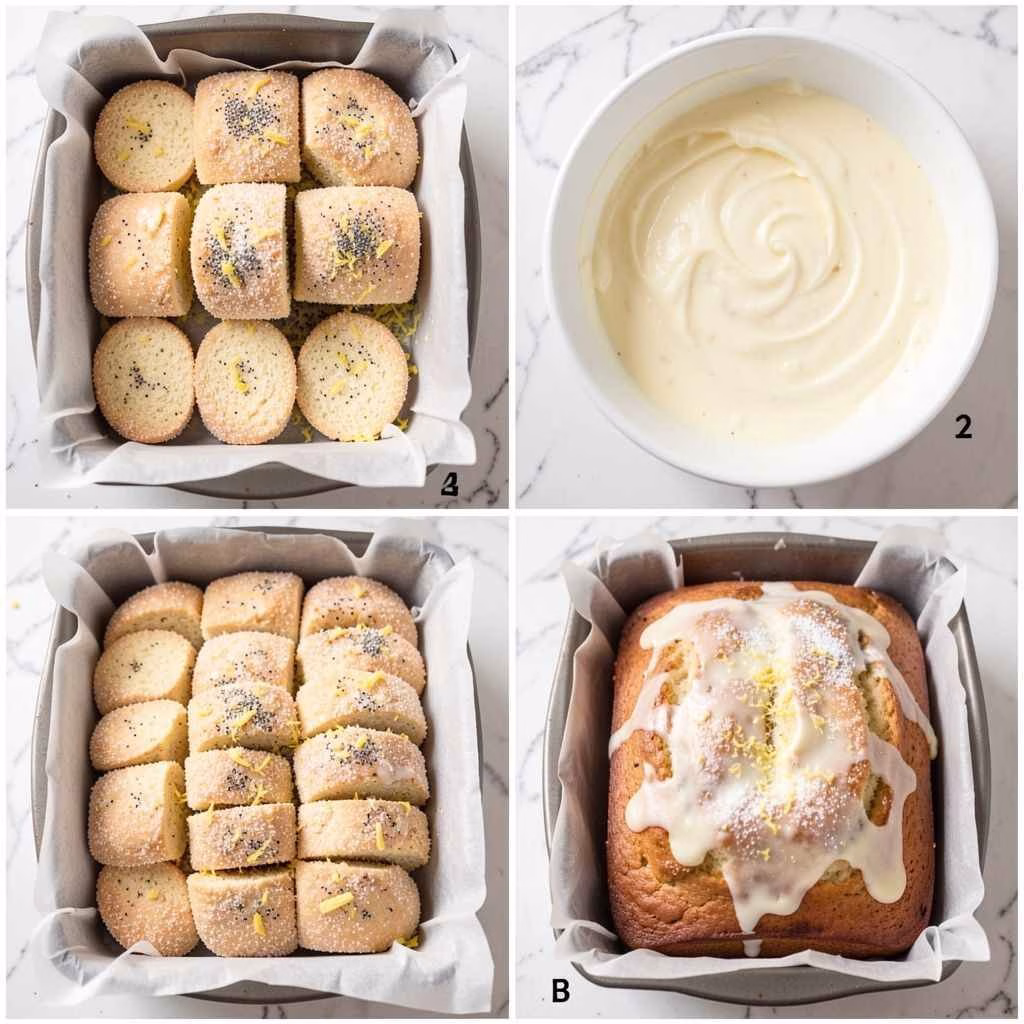 Lemon Poppy Seed Pull-Apart Bread Recipe