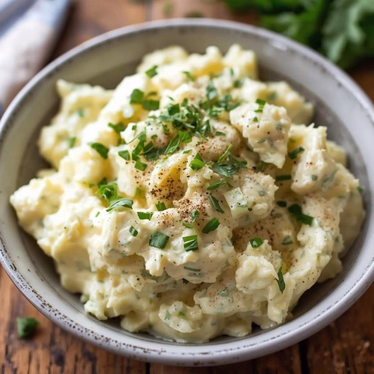Lemon Pepper Smashed Potato Salad Recipe