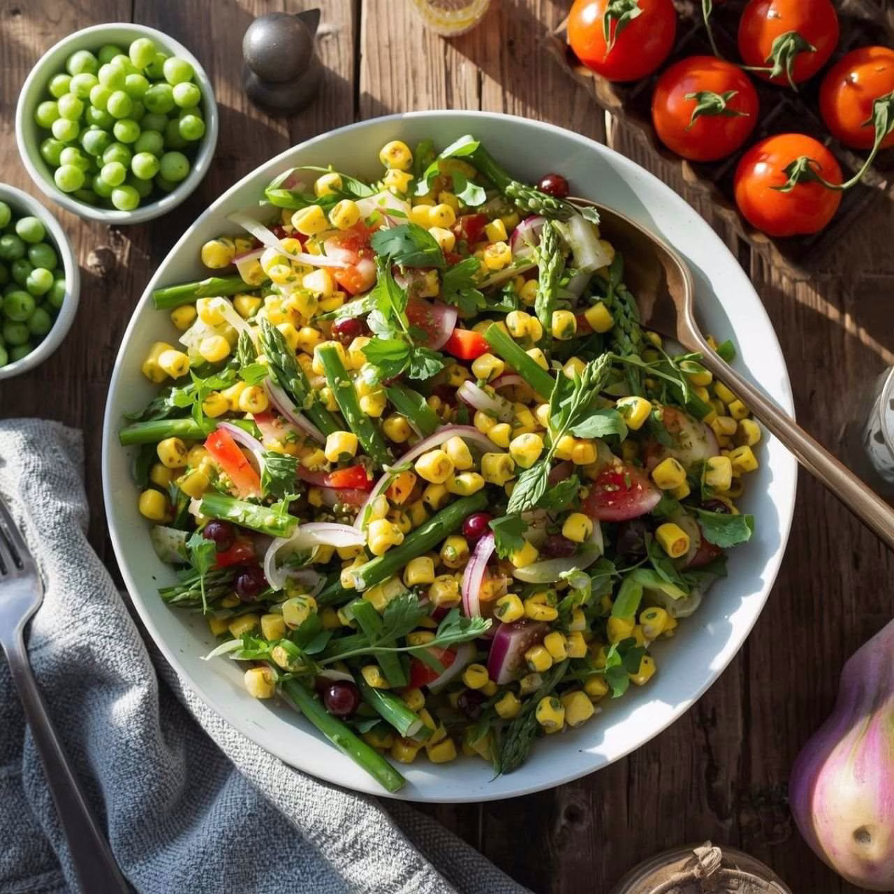 Asparagus & Summer Corn Salad Recipe