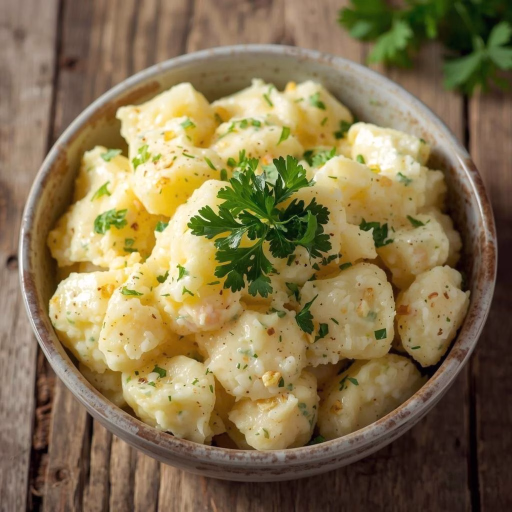 Lemon Pepper Smashed Potato Salad Recipe
