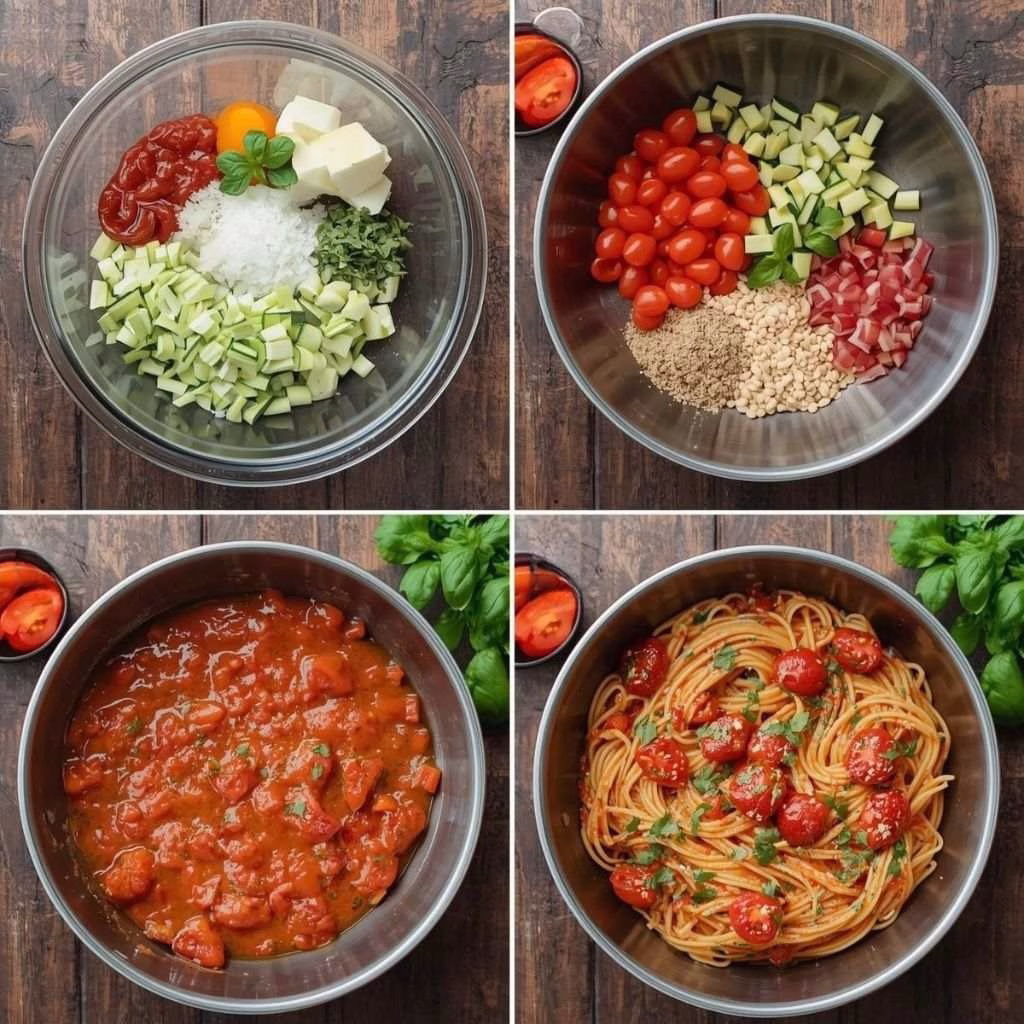 Tomato Zucchini Pasta Recipe