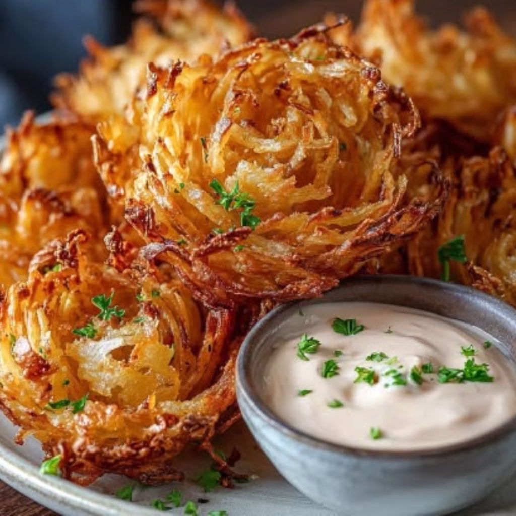 Air Fryer Mini Blooming Onions Recipe