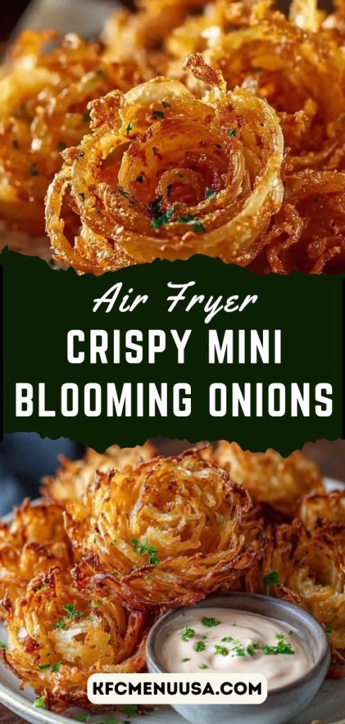 Air Fryer Mini Blooming Onions Recipe