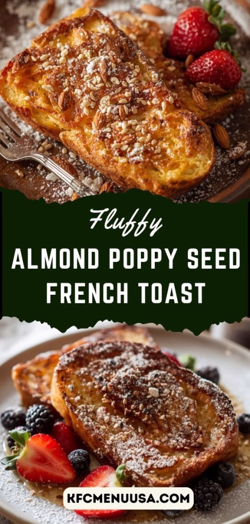 Almond Poppy Seed French Toast Recipe