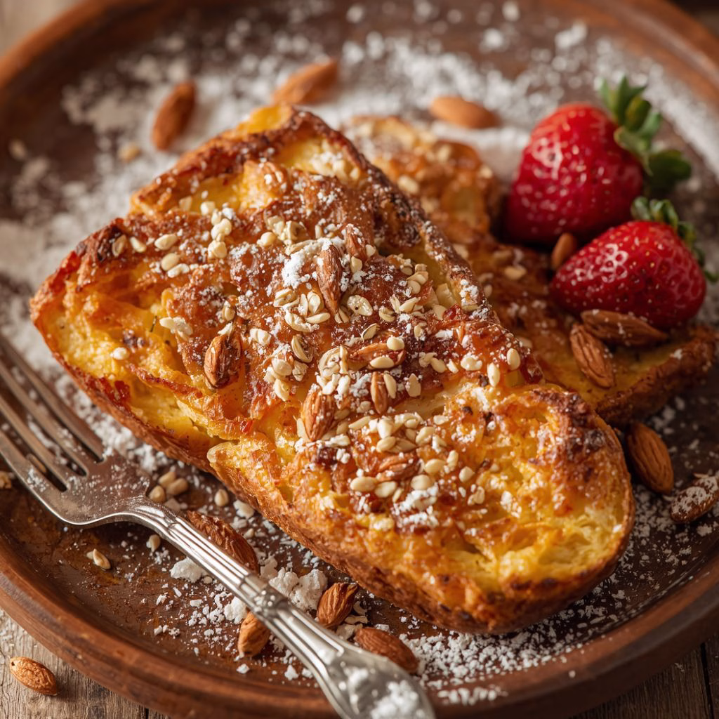 Almond Poppy Seed French Toast Recipe
