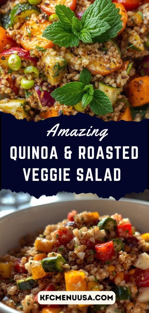 Quinoa & Roasted Veggie Salad Recipe
