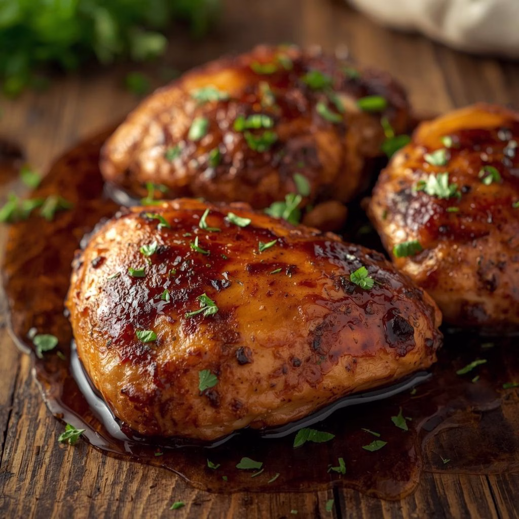 Balsamic Herb Baked Chicken Thighs Recipe