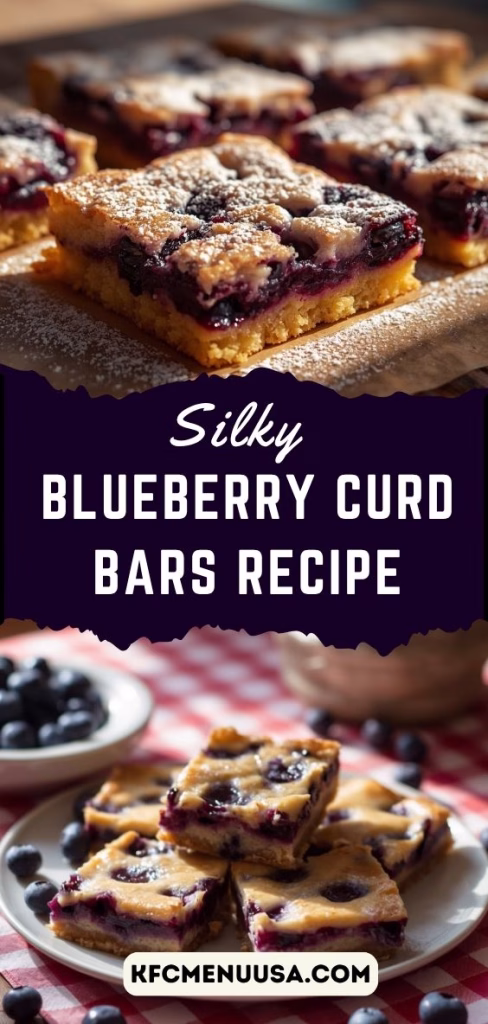 Blueberry Curd Bars Recipe