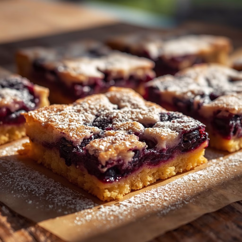 Blueberry Curd Bars Recipe