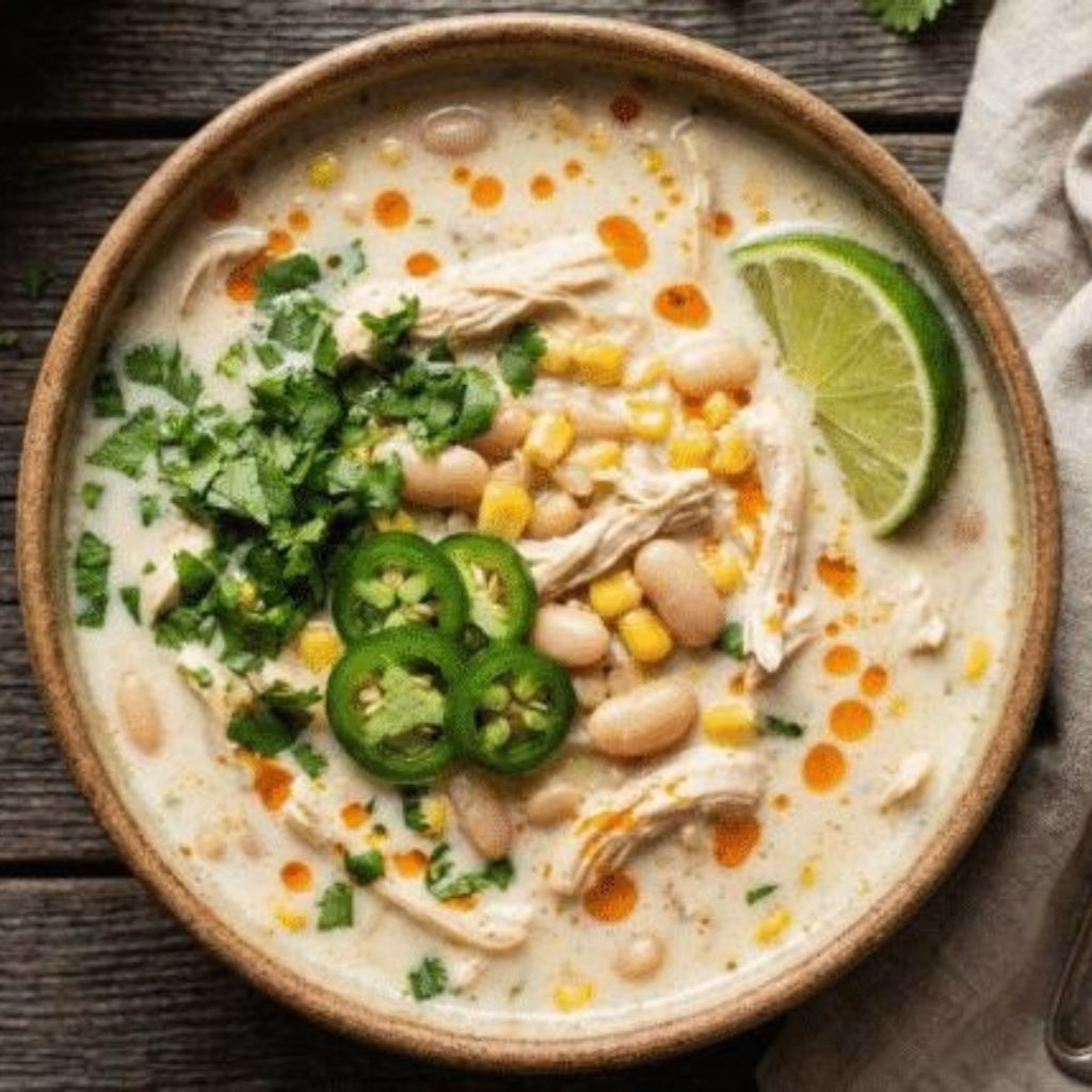Cajun White Chicken Chili Recipe