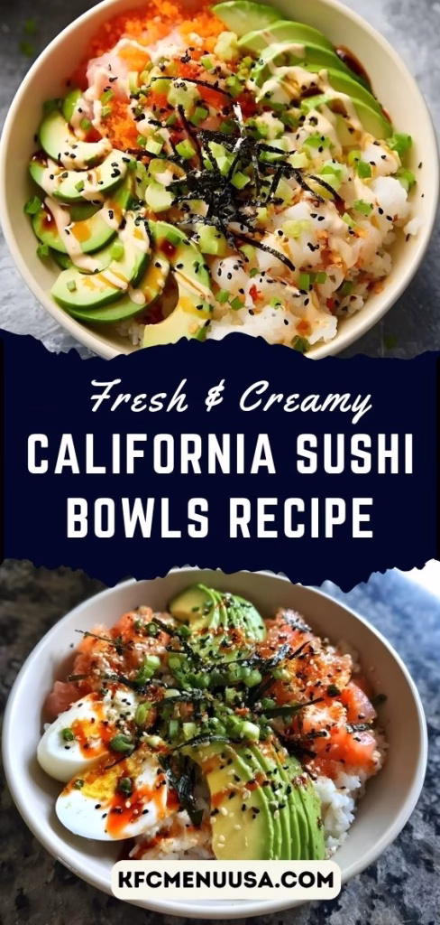California Sushi Bowls Recipe