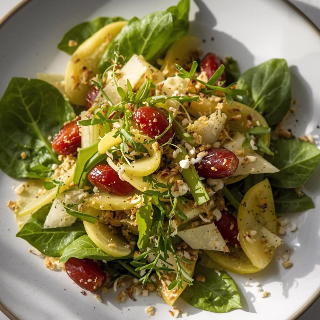 Celery Parmesan Date Salad Recipe