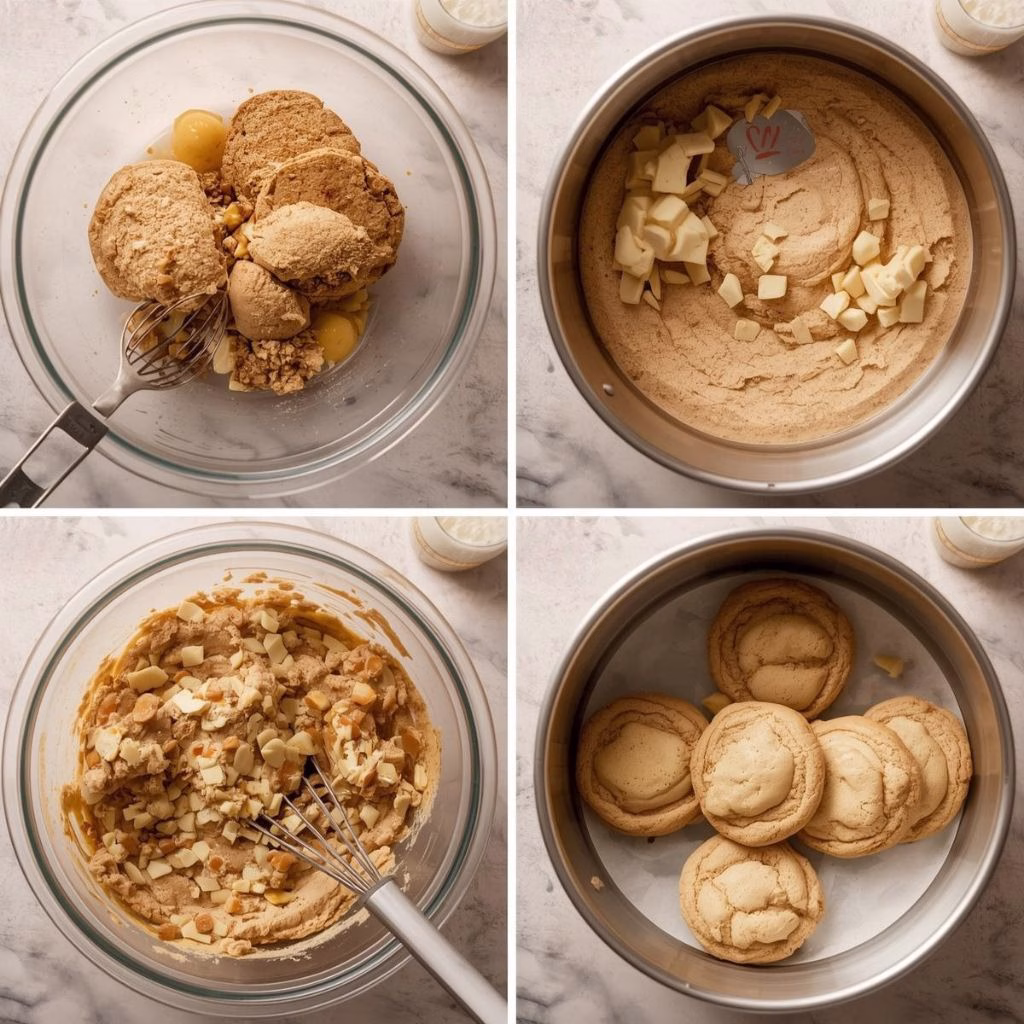 Chai White Chocolate Toffee Cookies Recipe