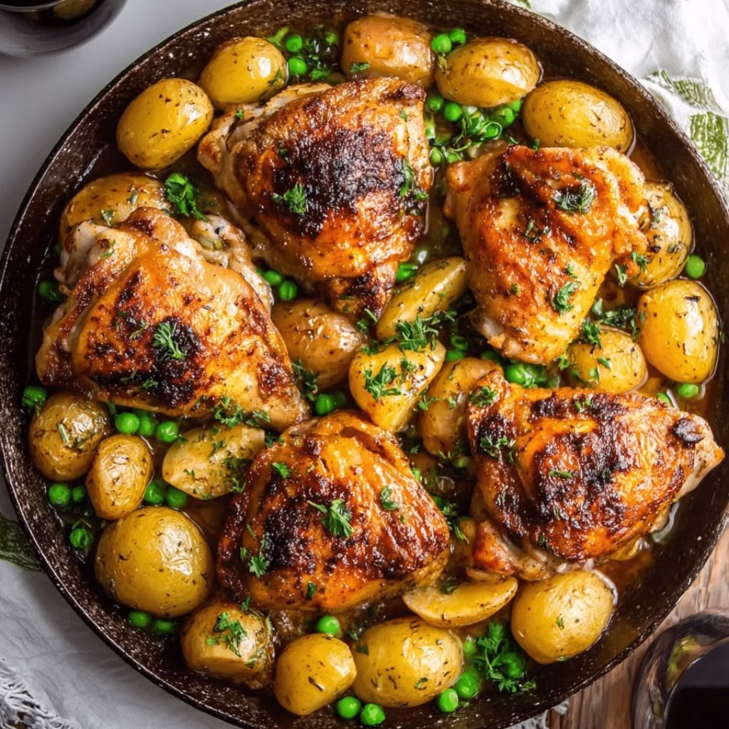 Chicken Vesuvio Recipe