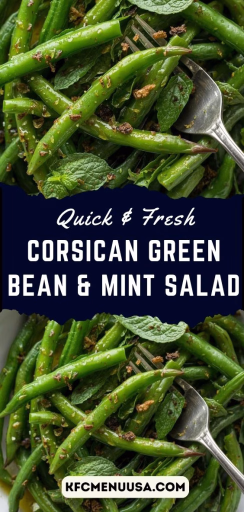 Corsican Green Bean and Mint Salad Recipe