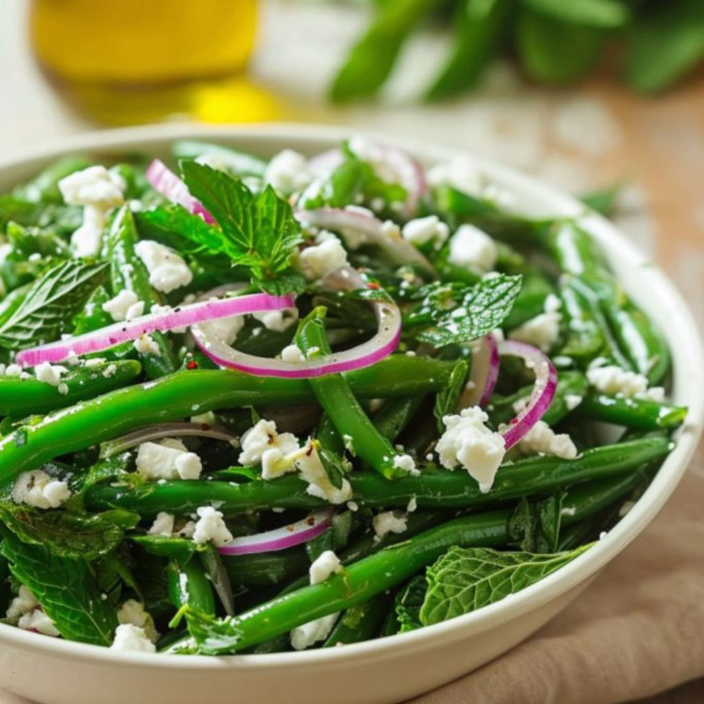 Corsican Green Bean and Mint Salad Recipe