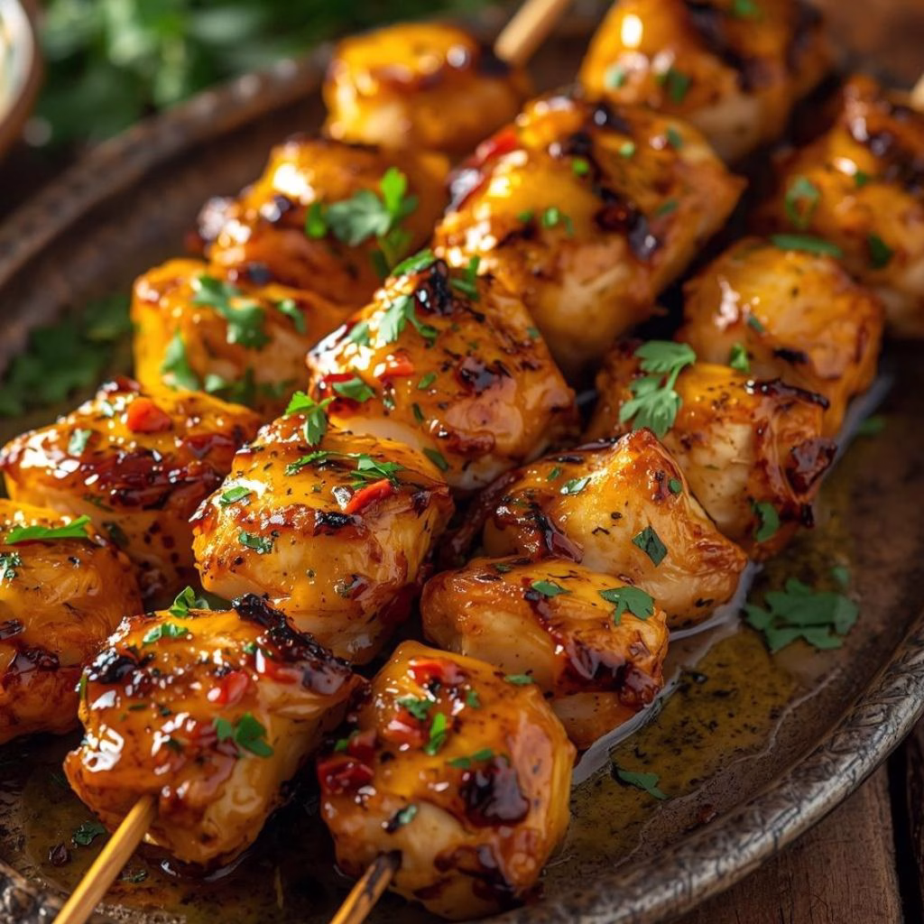 Cowboy Butter Chicken Skewers Recipe