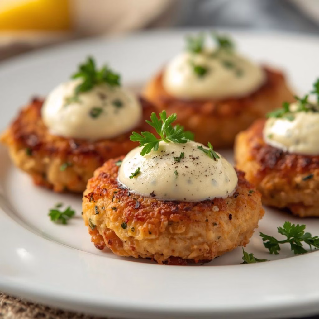 Crab Cakes with Lemon Aioli Recipe